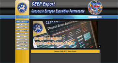 Desktop Screenshot of ceepexport.it